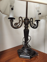 Load image into Gallery viewer, Vintage 2 Bulb Table Lamp