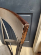 Load image into Gallery viewer, CLEARANCE Metal X back Dining Chairs
