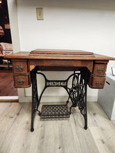 Load image into Gallery viewer, Antique Singer Sewing Table