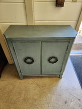 Load image into Gallery viewer, Blue 2 Door Cabinet