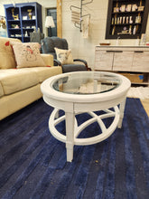 Load image into Gallery viewer, Oval Wooden Coffee Table w/ Glass Top