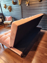 Load image into Gallery viewer, CLEARANCE Pink Velvet Futon Couch