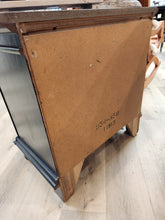 Load image into Gallery viewer, Black Painted Wooden 2 Drawer Nightstand