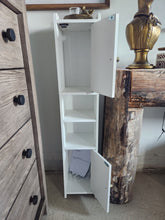 Load image into Gallery viewer, White 2 Door Bathroom Storage Cabinet