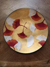 Load image into Gallery viewer, Decorative Copper Plate w/ Leaf Design