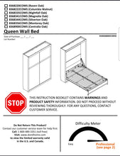 Load image into Gallery viewer, Queen Wall Bed
