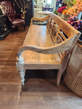 Load image into Gallery viewer, 4 Seat Solid Wood Bench