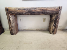 Load image into Gallery viewer, Rustic Log Entryway Table - (1840's Log)