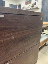 Load image into Gallery viewer, Wood 2 Drawer Lateral Filing Cabinet