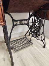 Load image into Gallery viewer, Antique Singer Sewing Table