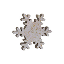 Load image into Gallery viewer, Handmade Mango Wood Snowflake