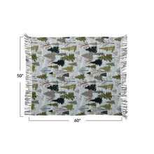 Load image into Gallery viewer, Winter Trees Throw Blanket
