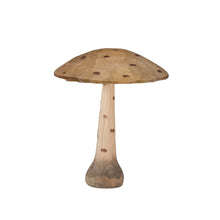 Load image into Gallery viewer, Carved Wood Mushroom w/ Dots Decor