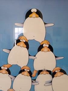 Framed Panguin Picture