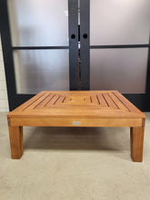 Load image into Gallery viewer, Square Wooden Outdoor Coffee Table
