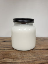Load image into Gallery viewer, Scented Candle in Glass Jar w/ Black Lid