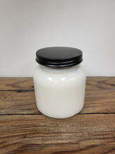 Load image into Gallery viewer, Scented Candle in Glass Jar w/ Black Lid