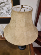Load image into Gallery viewer, Wood and Metal Table Lamp
