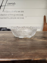 Load image into Gallery viewer, Decorative Clear Glass Bowl
