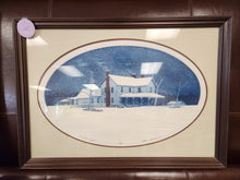 Load image into Gallery viewer, A Winter's Night Wood Framed Painting