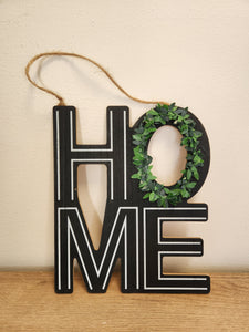 "Home" Hanging Sign Wall Decor