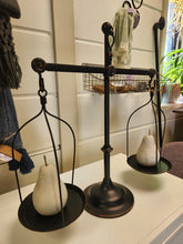 Load image into Gallery viewer, Antique Brass Metal Double Scale Decor