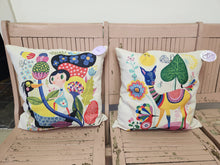 Load image into Gallery viewer, Colorful 18" Square Throw Pillow Cases