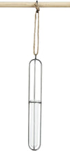 Load image into Gallery viewer, Metal and Glass Hanging Test Tube Vase