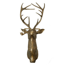 Load image into Gallery viewer, Frankie Brass Stag Head Wall Mount (Pre-order)