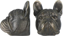 Load image into Gallery viewer, Dog Head Bookends with Antique Finish, Set of 2