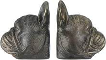 Load image into Gallery viewer, Dog Head Bookends with Antique Finish, Set of 2