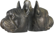 Load image into Gallery viewer, Dog Head Bookends with Antique Finish, Set of 2