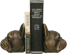 Load image into Gallery viewer, Dog Head Bookends with Antique Finish, Set of 2