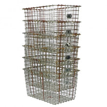 Load image into Gallery viewer, Stackable Metal Locker Basket – Industrial Wire Storage