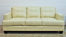 Load image into Gallery viewer, Off-White Leather Sofa - Used