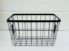 Load image into Gallery viewer, Black Metal Basket