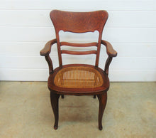 Load image into Gallery viewer, Vintage Wooden Arm Chair
