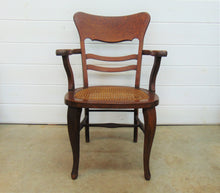Load image into Gallery viewer, Vintage Wooden Arm Chair