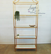 Load image into Gallery viewer, Gold 5-Tier Shelf