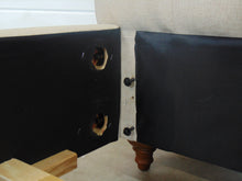 Load image into Gallery viewer, Beige Tufted Full Bed Frame