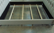 Load image into Gallery viewer, Beige Tufted Full Bed Frame