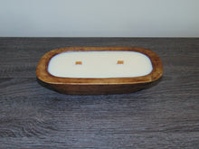 Load image into Gallery viewer, Scented Candle In Wood Bowl