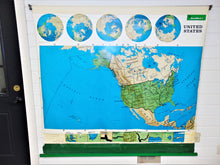 Load image into Gallery viewer, Large Wall Mount Roll-Up Map