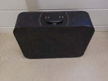 Load image into Gallery viewer, Black Vintage Suitcase