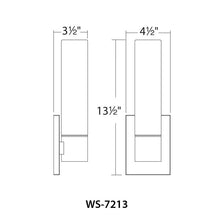 Load image into Gallery viewer, Elementum Aluminum LED Flush Mounted Sconce