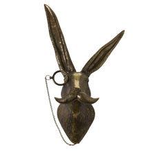 Load image into Gallery viewer, Eric Brass Rabbit Wall Mount – Whimsical Decor