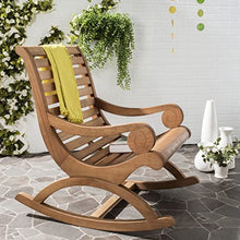 Load image into Gallery viewer, Sonora Outdoor Teak Wood Rocking Chair