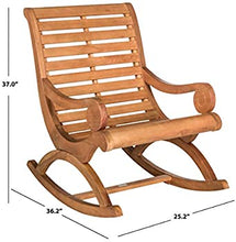 Load image into Gallery viewer, Sonora Outdoor Teak Wood Rocking Chair