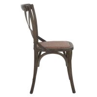Load image into Gallery viewer, Weathered Gray Franklin X Back Farmhouse Chair