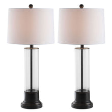 Load image into Gallery viewer, Jayse Clear & Black Table Lamp